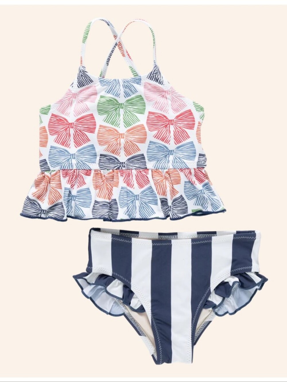 Pink Chicken Girls Joy Tankini- 5Y